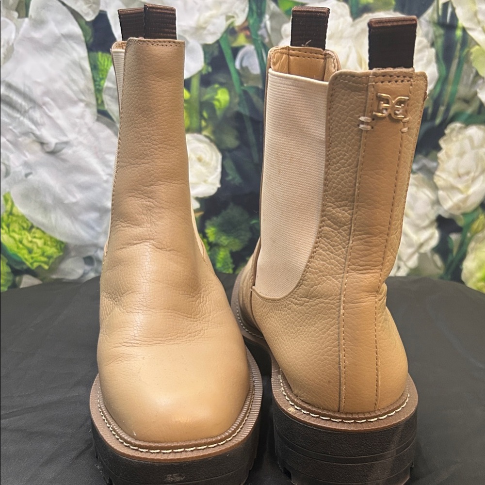Women's Tan Leather Ankle Boots
